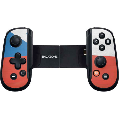 Chile Flag Distressed Backbone One for iPhone Game Controller Skin